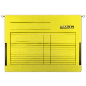 Teczka zawieszkowa Donau A4 - żółty 230g (7410905-11)