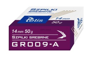 Szpilki Tetis stalowe 14 mm (GR009-A)