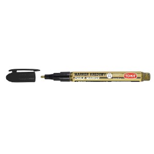 Marker specjalistyczny Toma kredowy, złoty 1,5mm ścięta końcówka