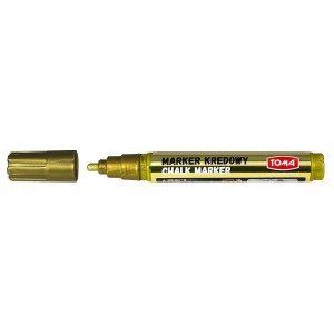 Marker specjalistyczny Toma kredowy, złoty 4,45mm okrągła końcówka (TO-292 9 3)