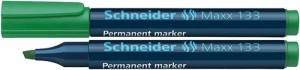 Marker permanentny Schneider Maxx 133, zielony 1,0-3,0mm ścięta końcówka (SR113304)