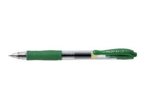 Długopis żelowy Pilot zielony 0,25mm (BL-G2-5-G)