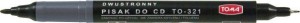 Marker do cd Toma CD, czarny 0,5-1,0mm (TO-321 3 2)