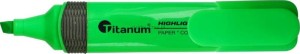 Zakreślacz CLC1190 Titanum ściętka końcówka 1-5 mm zielony