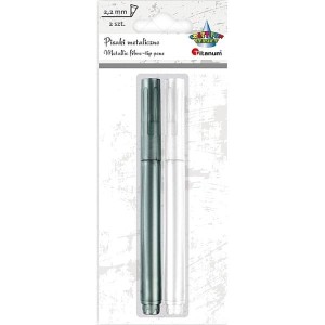 Cienkopis Titanum Craft-Fun Series pisak metaliczny 2,2mm 2kol.