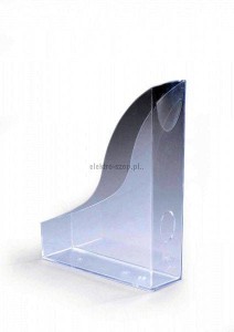 Pojemnik na dokumenty pionowy Durable A4 - przezroczysty [mm:] 73x306x 241 (1701711400)