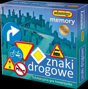 Gra pamięciowa Adamigo znaki drogowe znaki drogowe