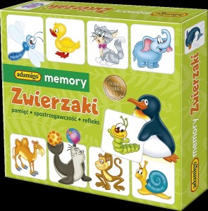 Gra pamięciowa Adamigo zwierzaki zwierzaki