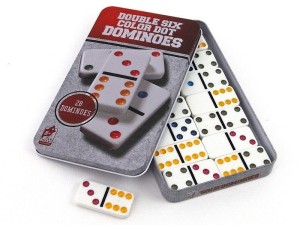Gra logiczna Adar domino w metalowym opakowaniu (469006)