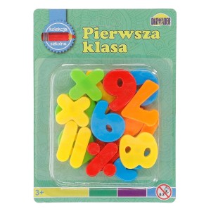 Klocki magnetyczne Dromader cyferki magnetyczne na blistrze