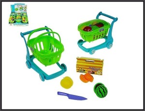 Wózek Hipo zakupowy 17cm z owocami (H12933)