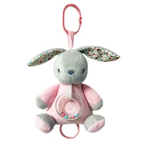 Pozytywka Tulilo króliczek różowy 18cm (9194)
