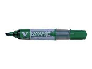 Marker suchościeralny Pilot V Board Master, zielony 2,3mm okrągła końcówka (WBMA-VBM-M-G-BG)