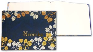 Kronika Warta POZIOM - granatowy 100k. [mm:] 345x255 (319-058)