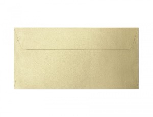 Koperta Galeria Papieru Millenium DL - złote (280115) 10 sztuk