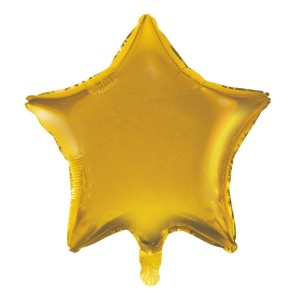 Balon foliowy Godan Gwiazda złota matowa 19 cali 19cal (HS-G19ZM)