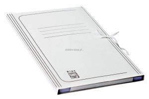 Teczka kartonowa wiązana Bigo A4 kolor: biały 250-280g [mm:] 320x220 (0001)