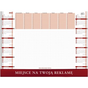 Kalendarz biurkowy 5907751187378 Wydawnictwo Wokół Nas BIUWAR biurkowy (KB051B)