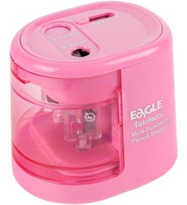 Temperówka elektryczna Eagle różowa na baterie - różowa (EG-5161USB)