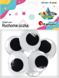 Oczka Titanum Craft-Fun Series 40 mm 8 szt (5032)