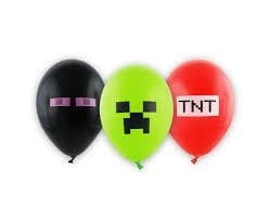 Balon gumowy Godan Premium M C Klocki, 6 szt., LEGO - Bohaterowie bajek 6 szt mix 13cal (GS110/MC)