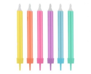 Świeczka urodzinowa Godan Jumbo kolor mix 12 sztuk (SF-SJKM)