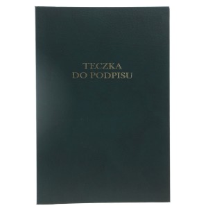 Teczka do podpisu Barbara A4 - zielony 20k. (1822225)