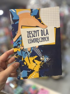 Zeszyt dla leworęcznych w kratkę 32k. A5