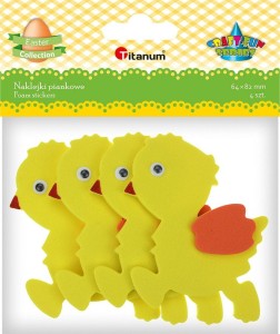Ozdoba piankowa Craft-Fun Series Kurczaki Titanum (2324038)