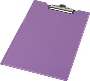 Deska z klipem (podkład do pisania) fokus pastel A5 fioletowa Panta Plast (0314-0005-30)