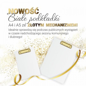 Deska z klipem podkładka A4 biała Biurfol 
