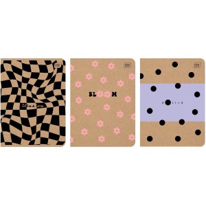 Zeszyt HS Kraft  2 B5 60# B5 60k. 70g krata Interdruk (A5/ 60 #)