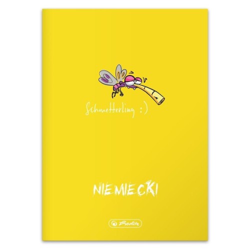 Zeszyt J.niemiecki Eco PP A5 60k. 70g kratka Herlitz (9500066)