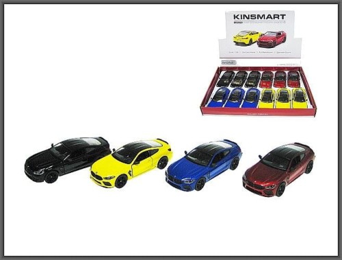 Samochód BMW M8 Competition Coupe 1:38 Hipo (HXKT244)
