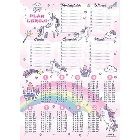 Plan lekcji UNICORN TECZA Henry (5905701482597)