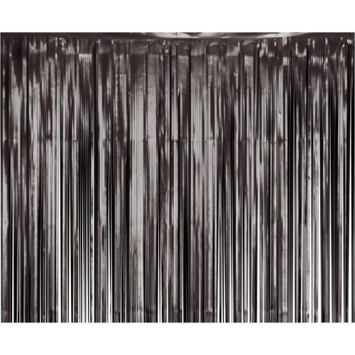 Dekoracja Kurtyna matowa czarna, 100x200 cm Godan (SH-KMCZ)