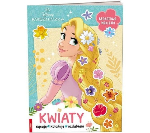 Książeczka edukacyjna Disney Księżniczka. Kwiaty Ameet (KWI 9101)