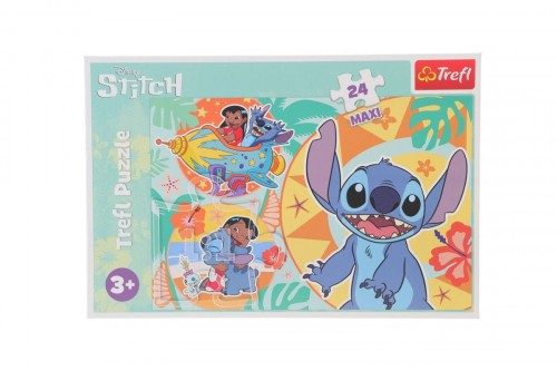 Puzzle Trefl Lilo&amp;stitch Wesoły dzień Lilo&amp;Stitch 24 el. (14365)