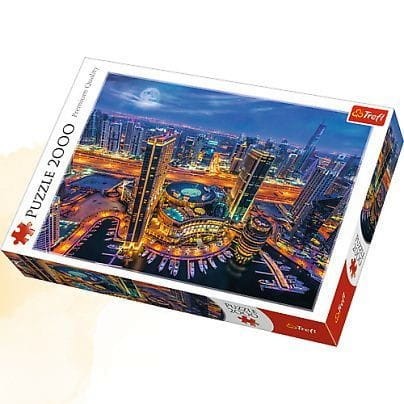Puzzle Trefl światła dubaju 2000 2000 el. (27094)
