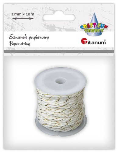 Sznurek Titanum Craft-Fun Series papierowy 10m (24BR0201-16)