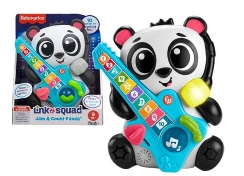 Zabawka edukacyjna Fisher Price LINK SQUAD PANDA LICZENIE I KSZTAŁTY (HYL36)