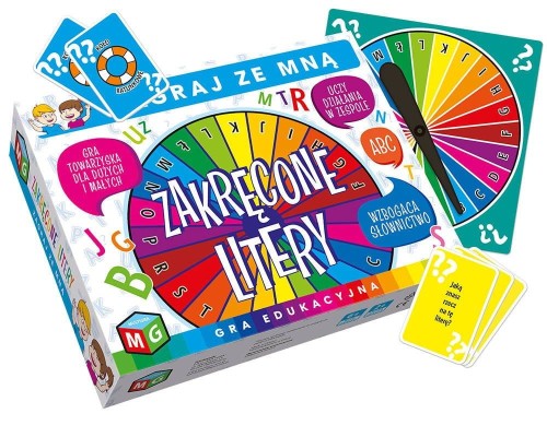 Gra edukacyjna Multigra ZAKRĘCONE LITERY
