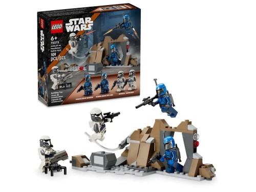 Klocki konstrukcyjne Lego Star Wars Zasadzka na Mandalorze™ — zestaw bitewny (75373)