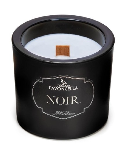 Świeczka ozdobna Pavoncella Classico Noir czarna 170g (5905711530370)