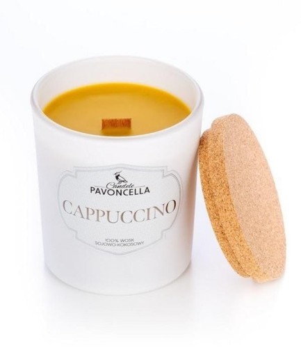 Świeczka ozdobna Pavoncella Classico Cappuccino biała 135 g (5905711530127)