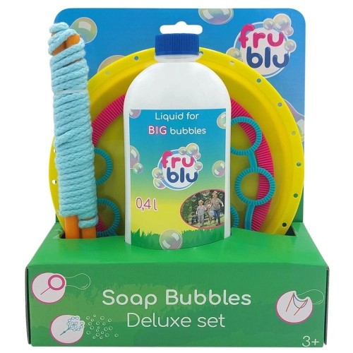 Bańki mydlane Tm Toys Fru Blu Zestaw DELUXE + płyn 400 ml (DKF0487)