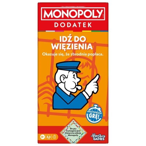 Gra planszowa Hasbro Monopoly Dodatek Idź do Więzienia (G0719)