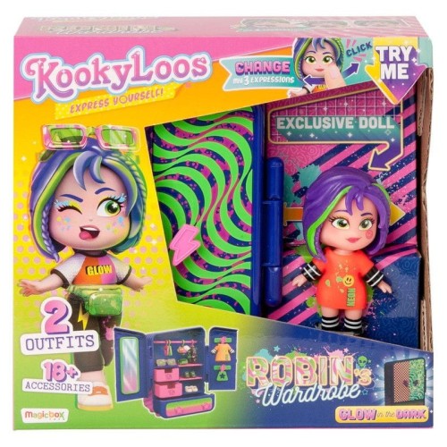 Lalka Orbico Sp. Z O.o. Kookyloos Robins Wardrobe PlaySet (PKLSP114IN50)
