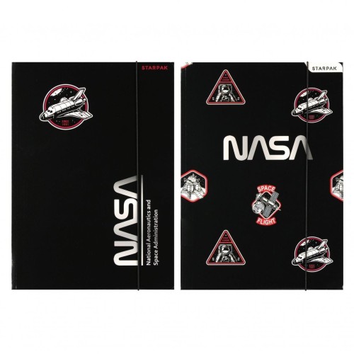 Teczka kartonowa na gumkę Nasa A4 mix Starpak (559721)