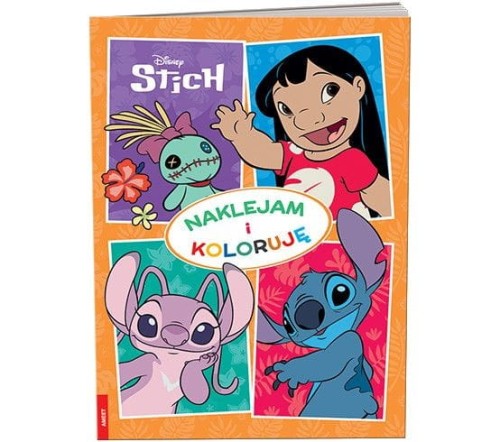 Książka dla dzieci Ameet Stich. Naklejam i Koloruję (NAK 9115)